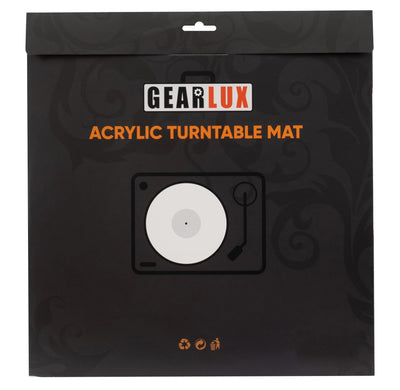 Gearlux Acrylic Turntable Mat for 12-Inch Vinyl Record Player