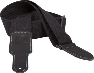 Boss BSC-20 2-Inch Cotton Guitar Strap - Black w/ Picks