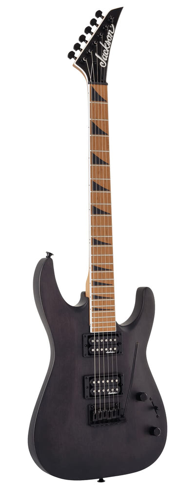 Jackson JS Series Dinky Arch Top JS24 DKAM Electric Guitar - Black Stain w/ Instrument Cable