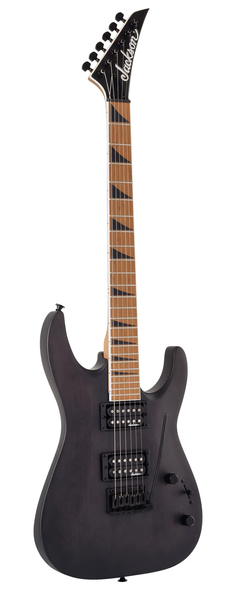 Jackson JS Series Dinky Arch Top JS24 DKAM Electric Guitar - Black Stain w/ Instrument Cable