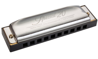 Hohner Special 20 Harmonica - Key of D w/ Instructional Manual
