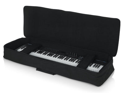 Gator GKB-88 Gig Bag for 88-Note Keyboard - Black w/ Sustain Pedal
