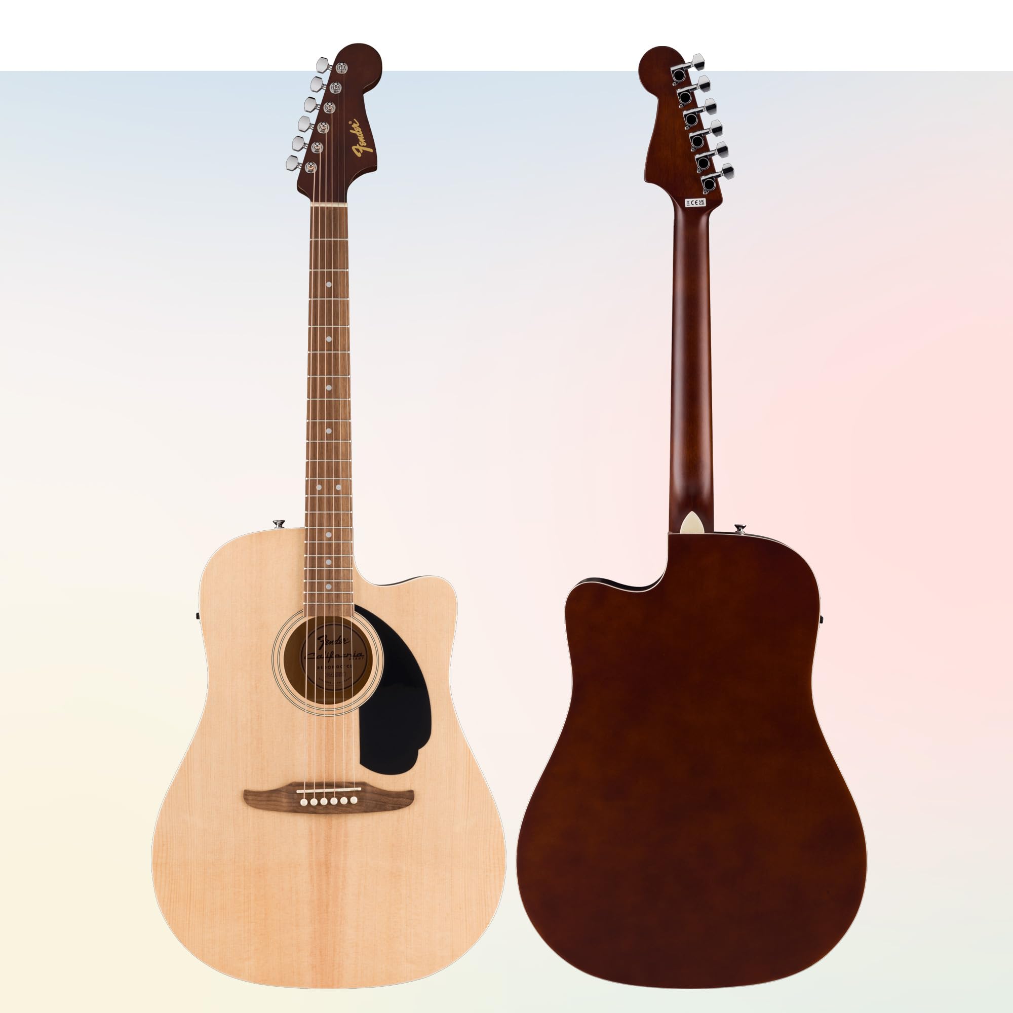 Fender California Redondo CE Dreadnought Acoustic-Electric Guitar - Natural