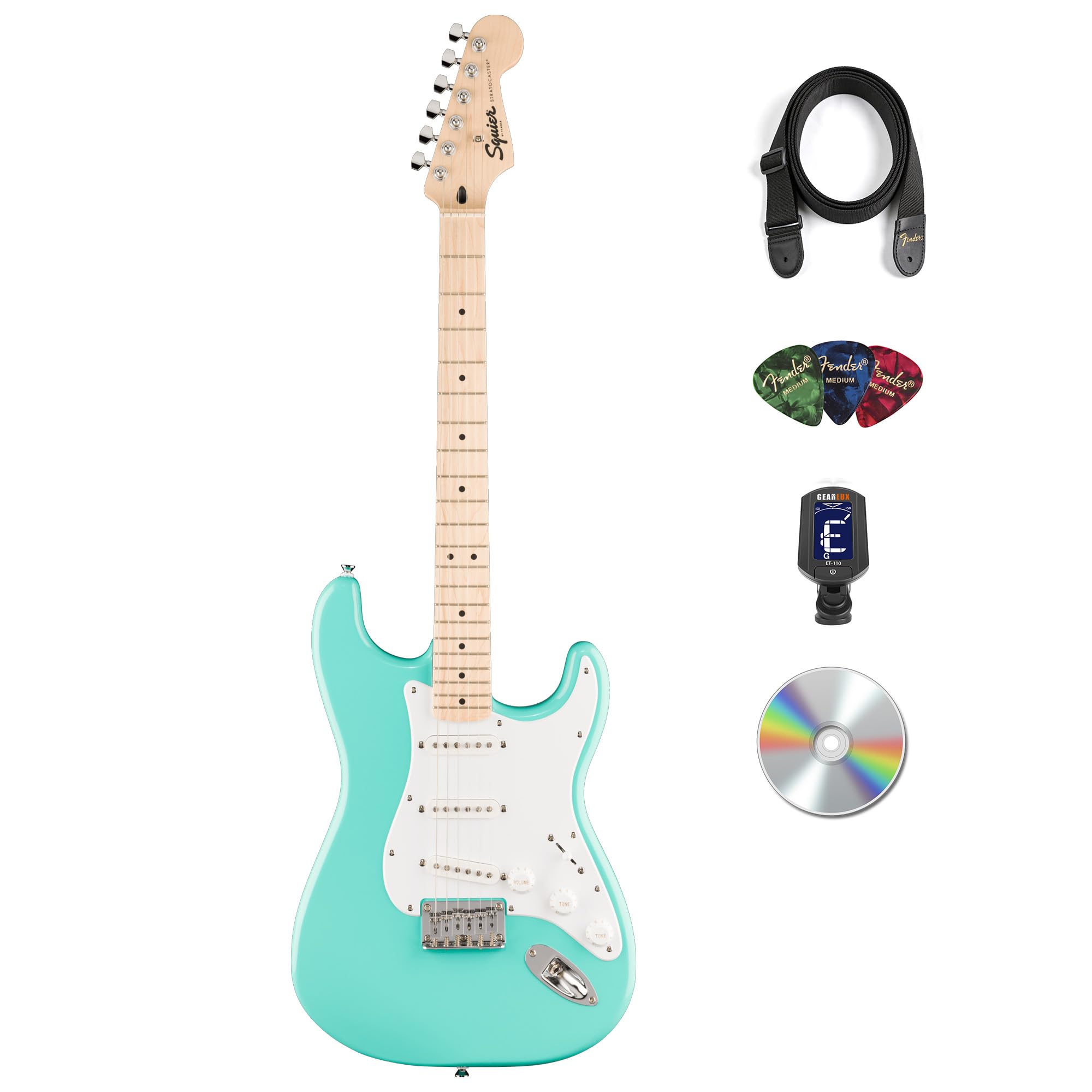 Fender Squier Sonic Stratocaster HT - Sea Foam Green w/ Tuner