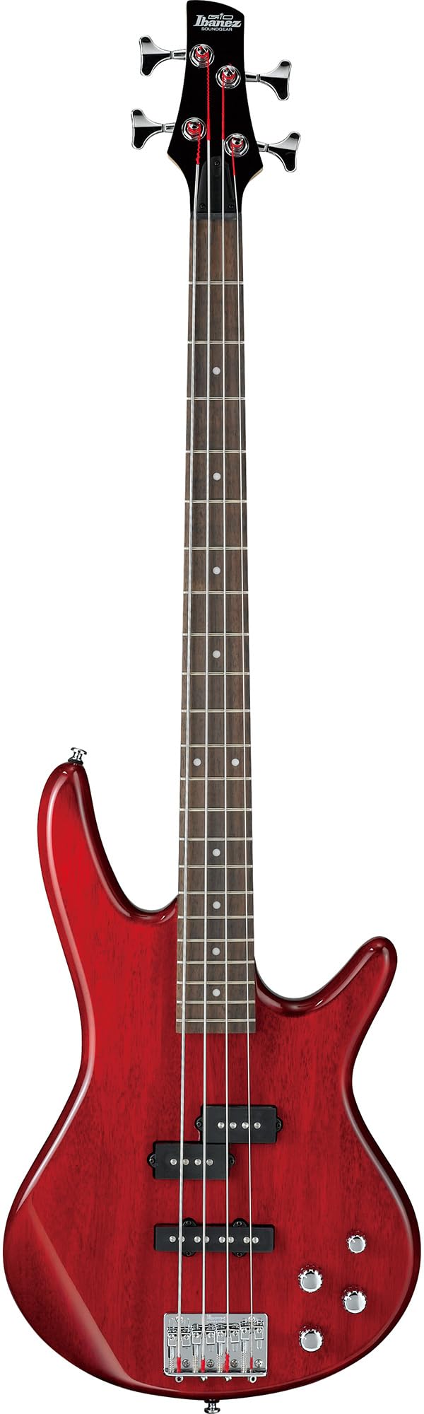 Ibanez GSR200 SR Gio Bass Guitar - Transparent Red w/ Gig Bag