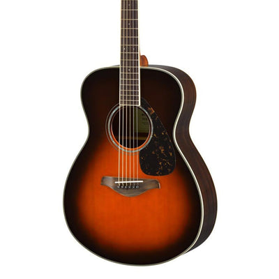 Yamaha FS830 Solid Top Small Body Acoustic Guitar - Tobacco Sunburst