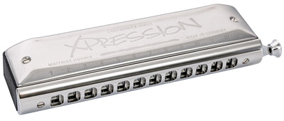 Hohner Xpression Chromatic Harmonica - Key of C w/ Key Stickers