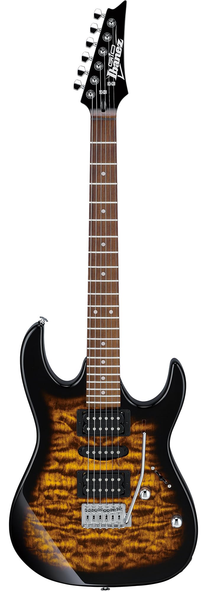 Ibanez GRX70QA RG Gio Electric Guitar - Sunburst w/ Gig Bag