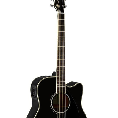 Yamaha FGX830C Solid Top Folk Acoustic-Electric Guitar - Black