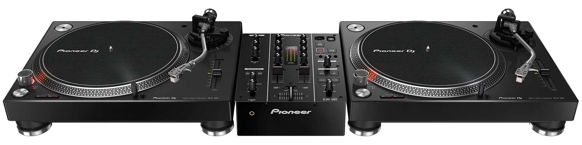 Pioneer DJ PLX-500 Direct Drive Turntable - Black w/ Cleaning Kit