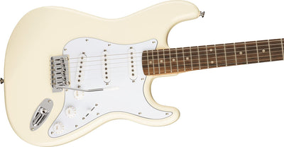 Fender Squier Affinity Stratocaster, Laurel - Olympic White w/ Gig Bag