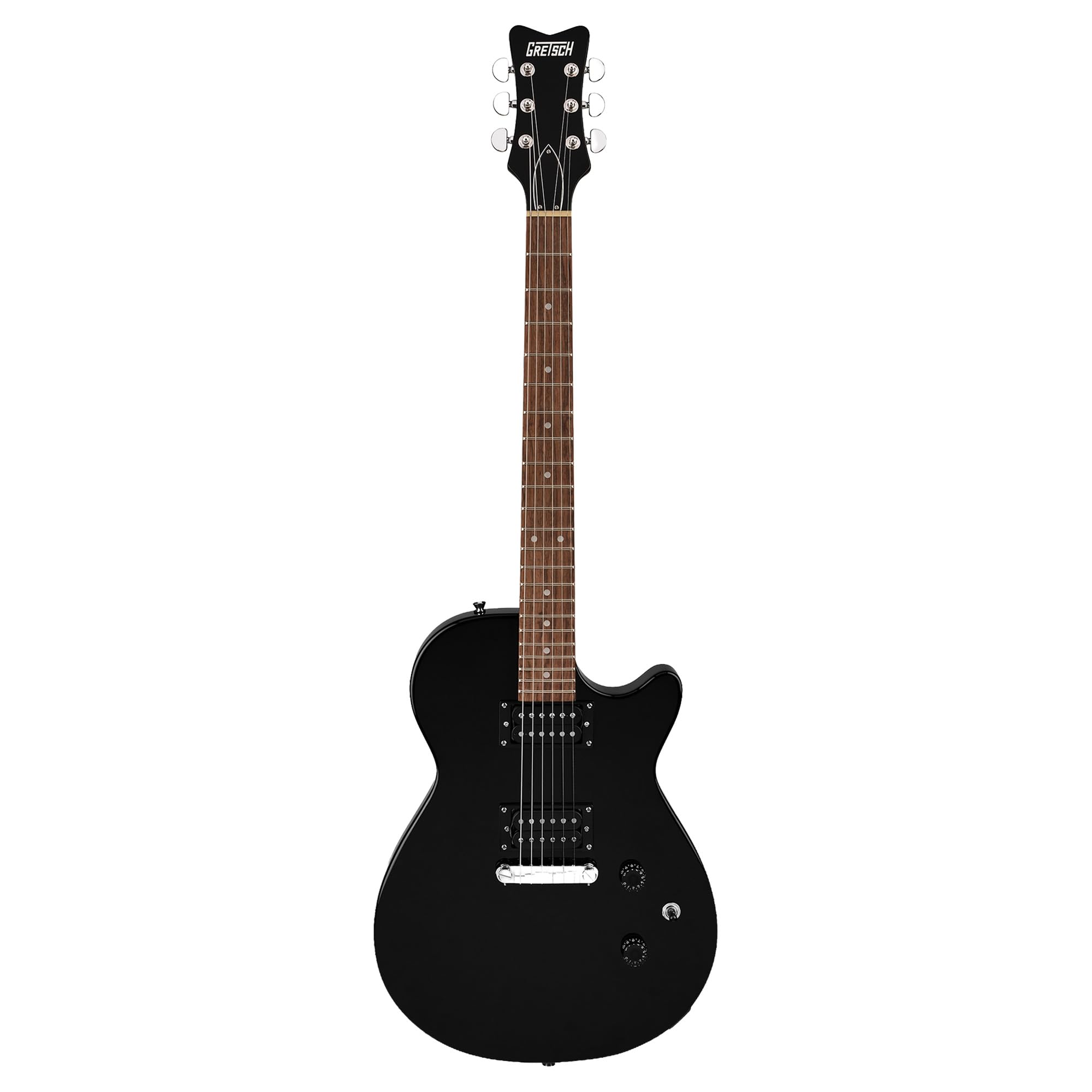 Gretsch Ignite Jet Club Electric Guitar - Jet Black w/ Amplifier