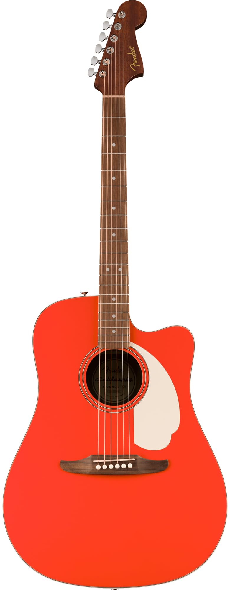 Fender California Standard Redondo CE Dreadnought Acoustic-Electric Guitar - Fiesta Red w/ Gig Bag