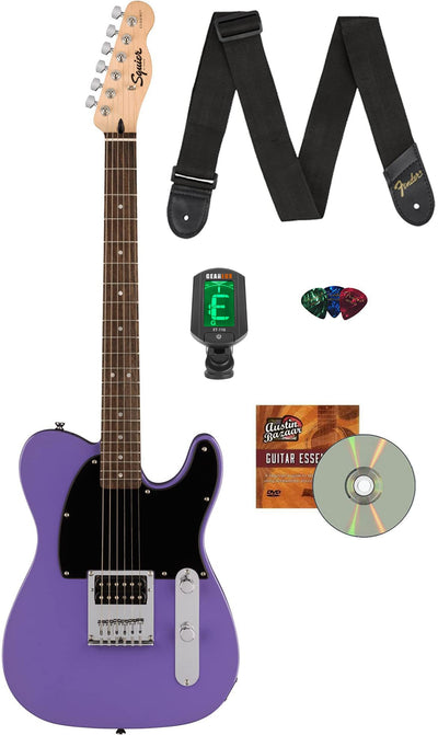 Fender Squier Sonic Esquire H Electric Guitar - Ultraviolet w/ Tuner