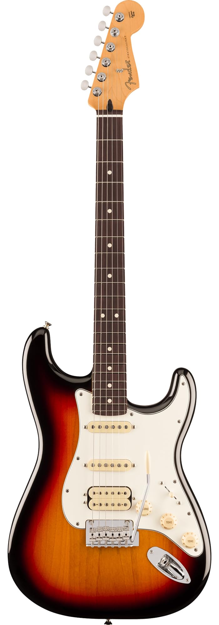 Fender Player II Stratocaster HSS - 3-Color Sunburst w/ Cleaning Kit
