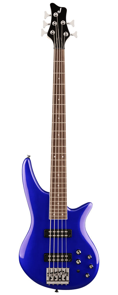 Jackson JS Series Spectra Bass JS3V Bass Guitar - Indigo Blue w/ Instrument Cable