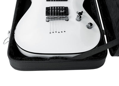 Gator GWE-ELEC Hardshell Wood Case for Electric Guitar w/ Instrument Cable