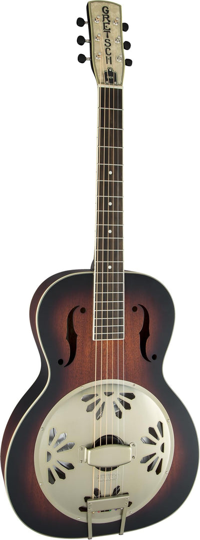 Gretsch G9240 Alligator Biscuit Round-Neck Acoustic Resonator Guitar - 2-Color Sunburst w/ Strap