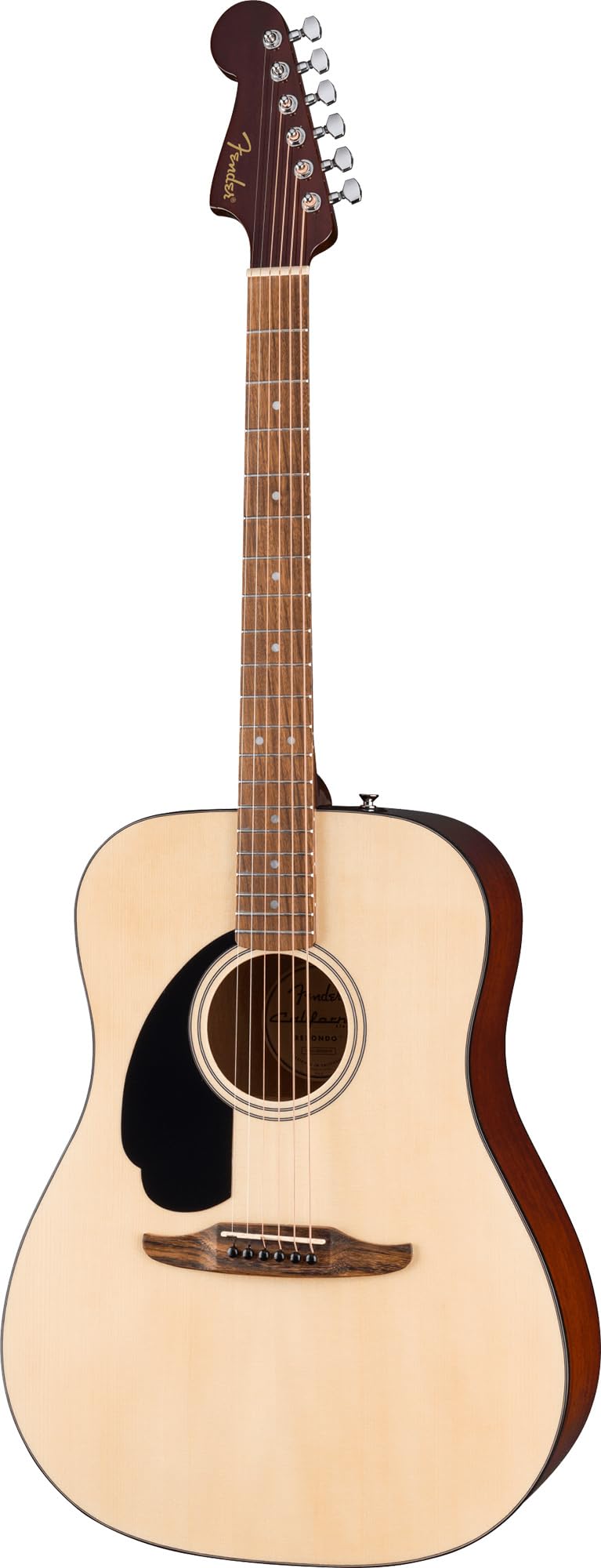 Fender California Standard Redondo Left-Handed Acoustic Guitar - Natural w/ Hard Case