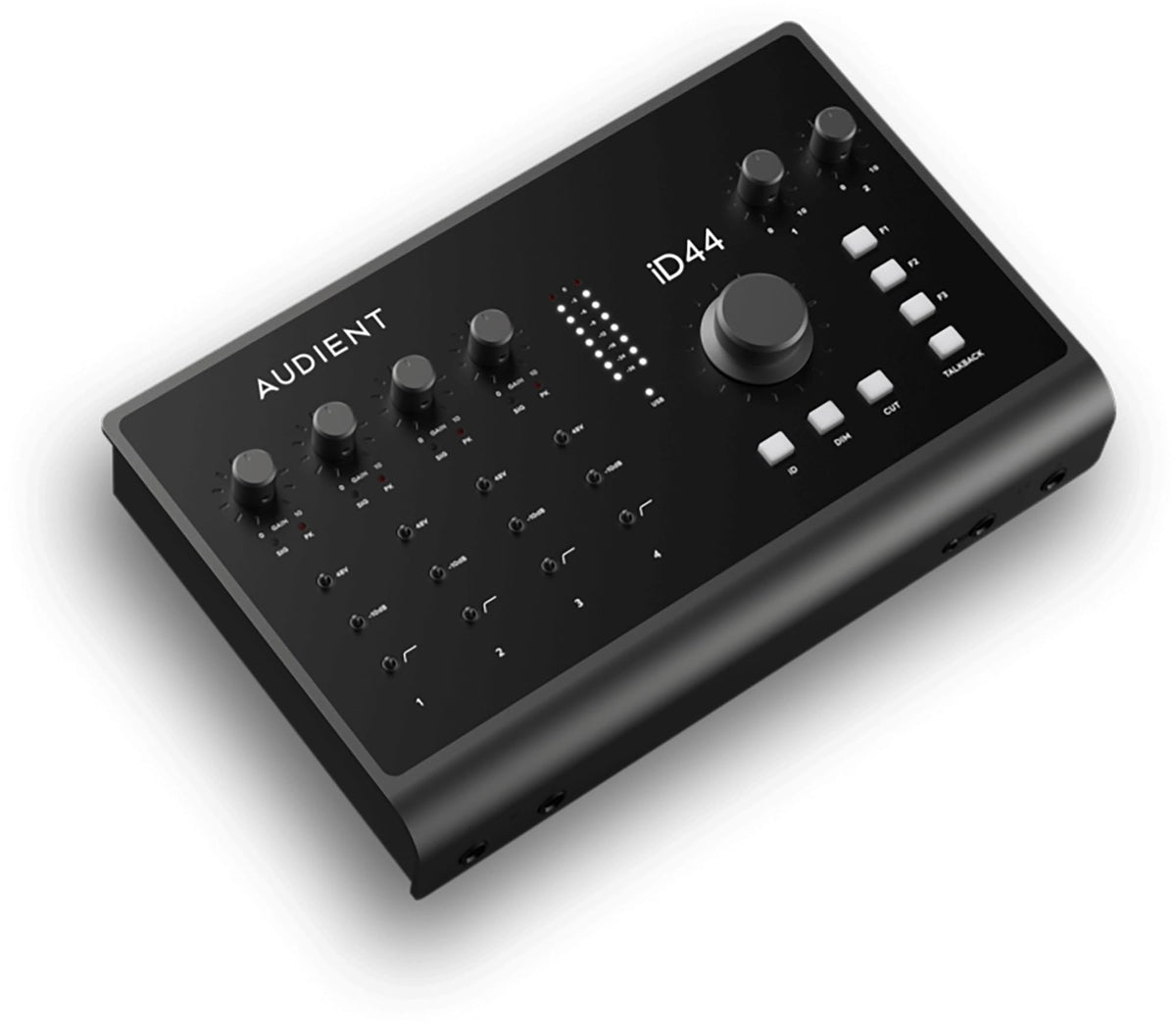Audient iD44 MKII USB Audio Interface w/ 4 XLR Cables