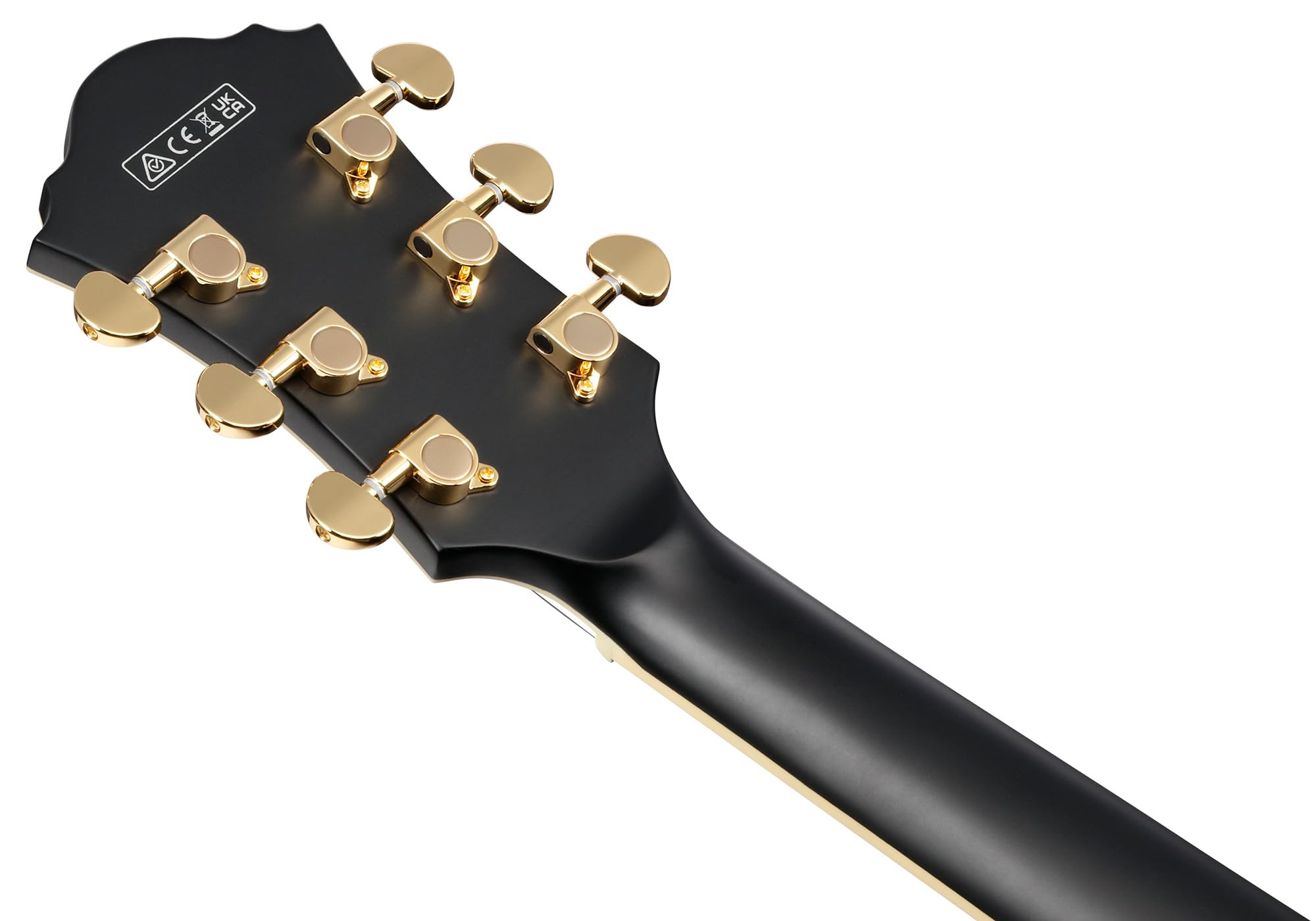 Ibanez AF75G AF Artcore Hollow Body Electric Guitar - Black Flat w/ Gig Bag