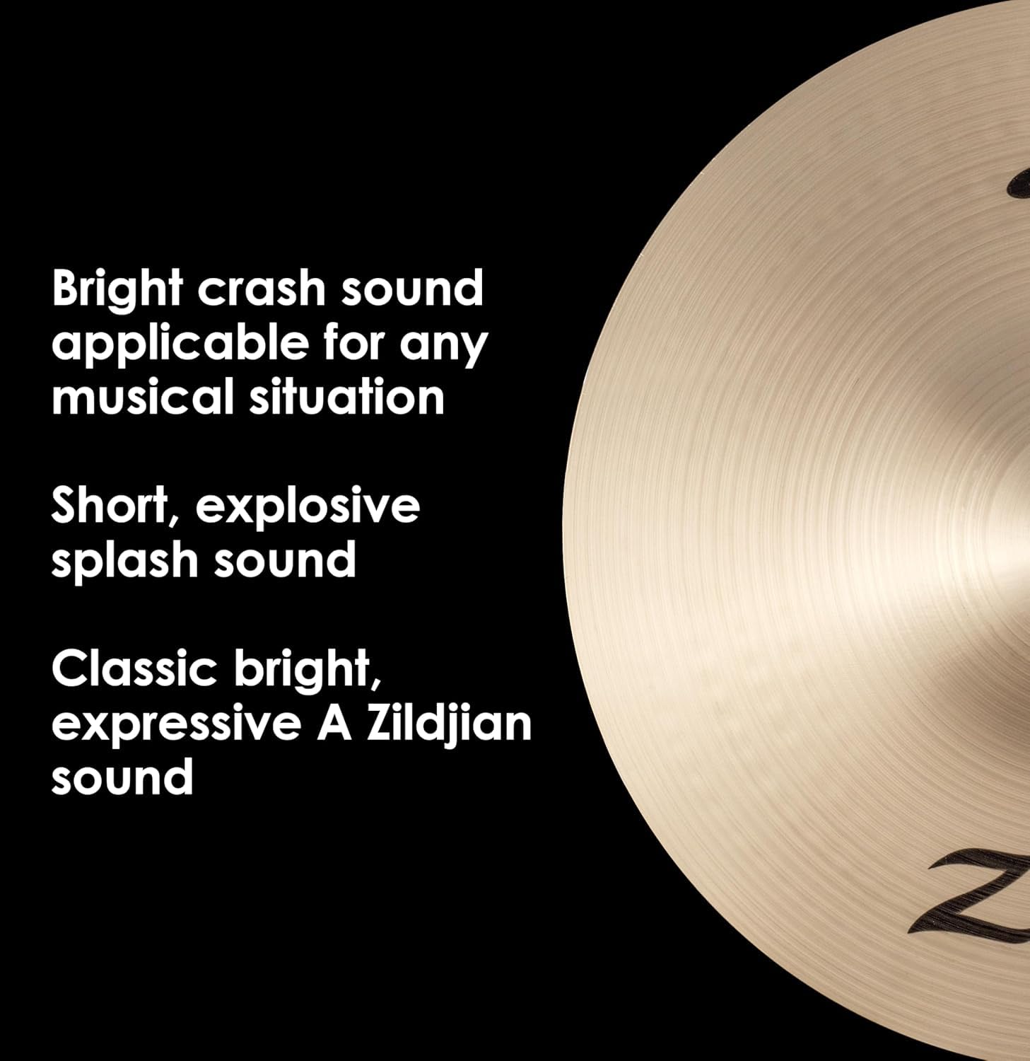 Zildjian A0211 10" A Splash Cymbal w/ Felts