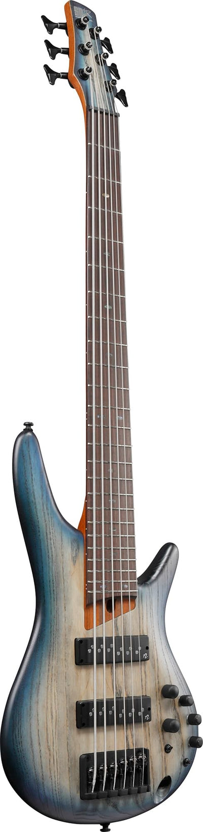Ibanez SR606E SR Standard 6-String Bass Guitar - Cosmic Blue Starburst Flat w/ Gig Bag