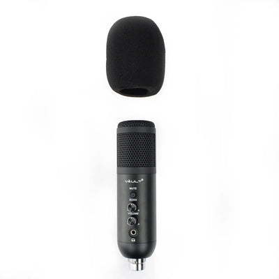Vault EM-200N Condenser Microphone with Tabletop Tripod Stand
