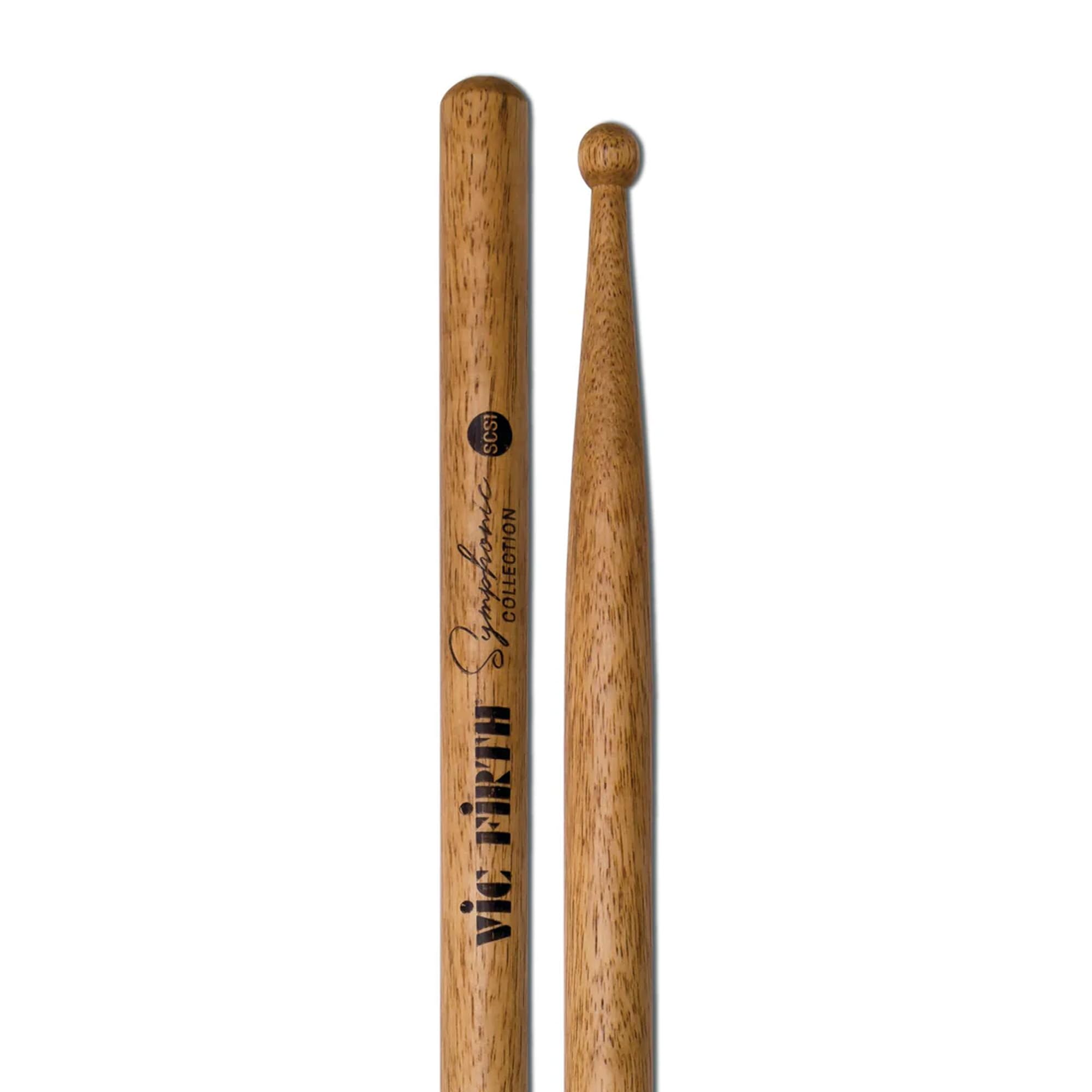 Vic Firth SCS1 Symphonic Collection Persimmon Snare Drumsticks - 3 Pack