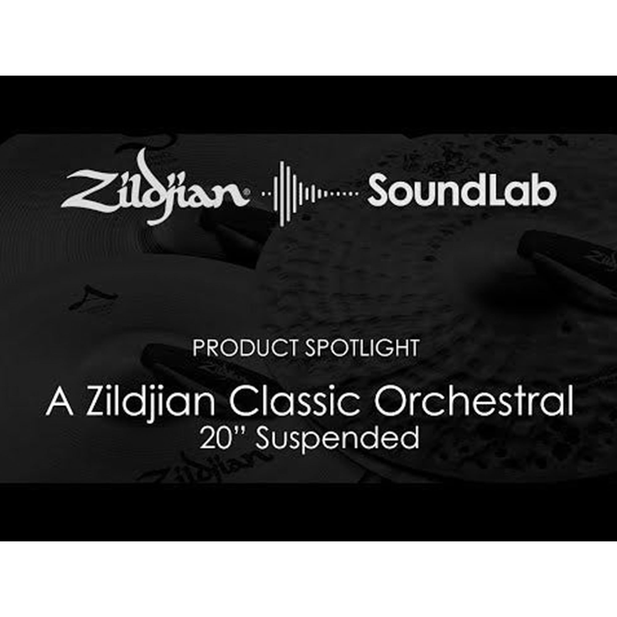 Zildjian A0421 20" A Zildjian Classic Orchestral Suspended Cymbal w/ Drumstick Bag