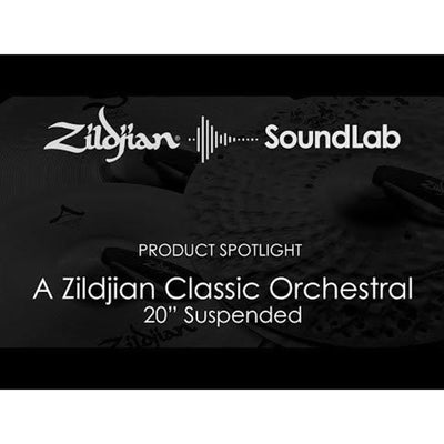 Zildjian A0421 20" A Zildjian Classic Orchestral Suspended Cymbal w/ Drumstick Bag