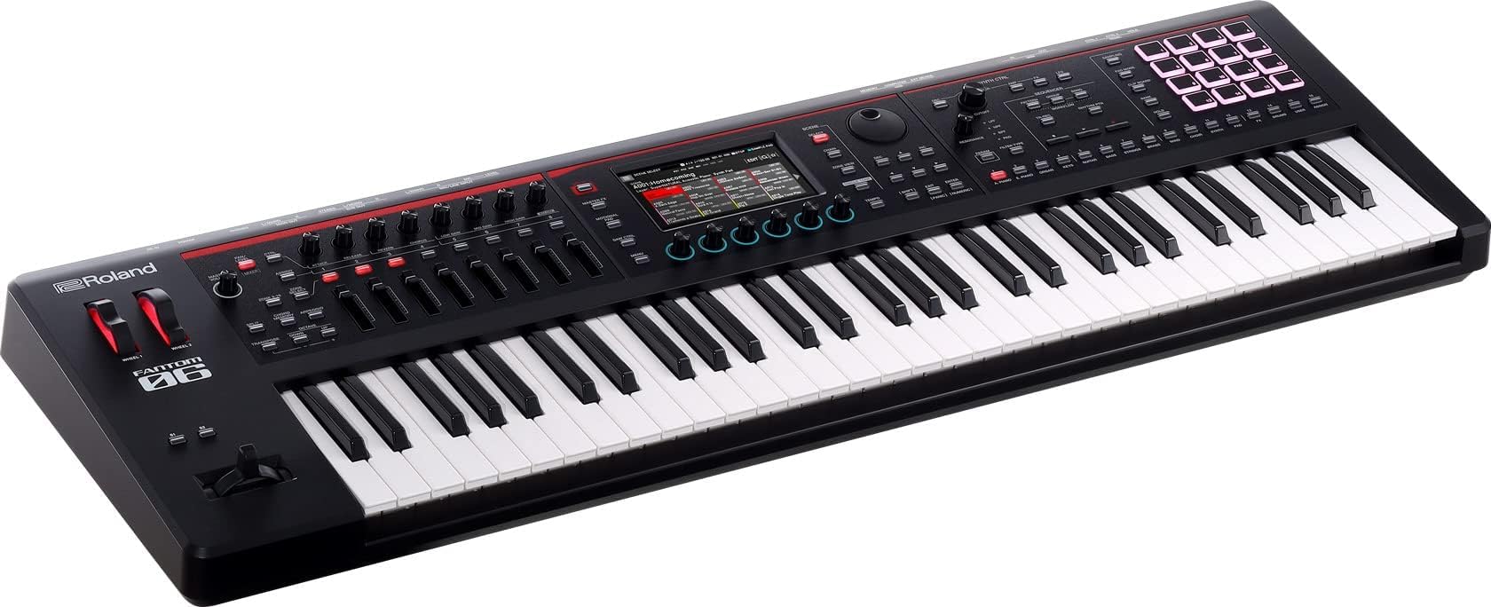 Roland Fantom-06 Synthesizer Keyboard w/ Sustain Pedal