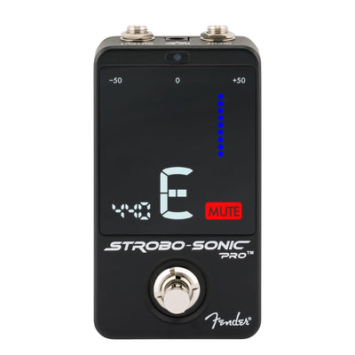 Fender Strobo-Sonic Pro Strobe Guitar Tuner Pedal w/ Instrument Cable
