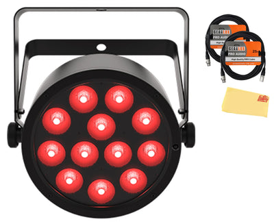 Chauvet SlimPAR Q12 ILS LED Par Light w/ DMX Cables