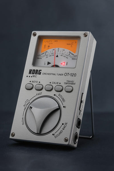 Korg OT-120 Orchestral Tuner w/ CM-400 Contact Microphone