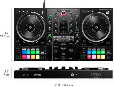 Hercules DJControl Inpulse 500 MK2 2-Channel DJ Controller w/ Case