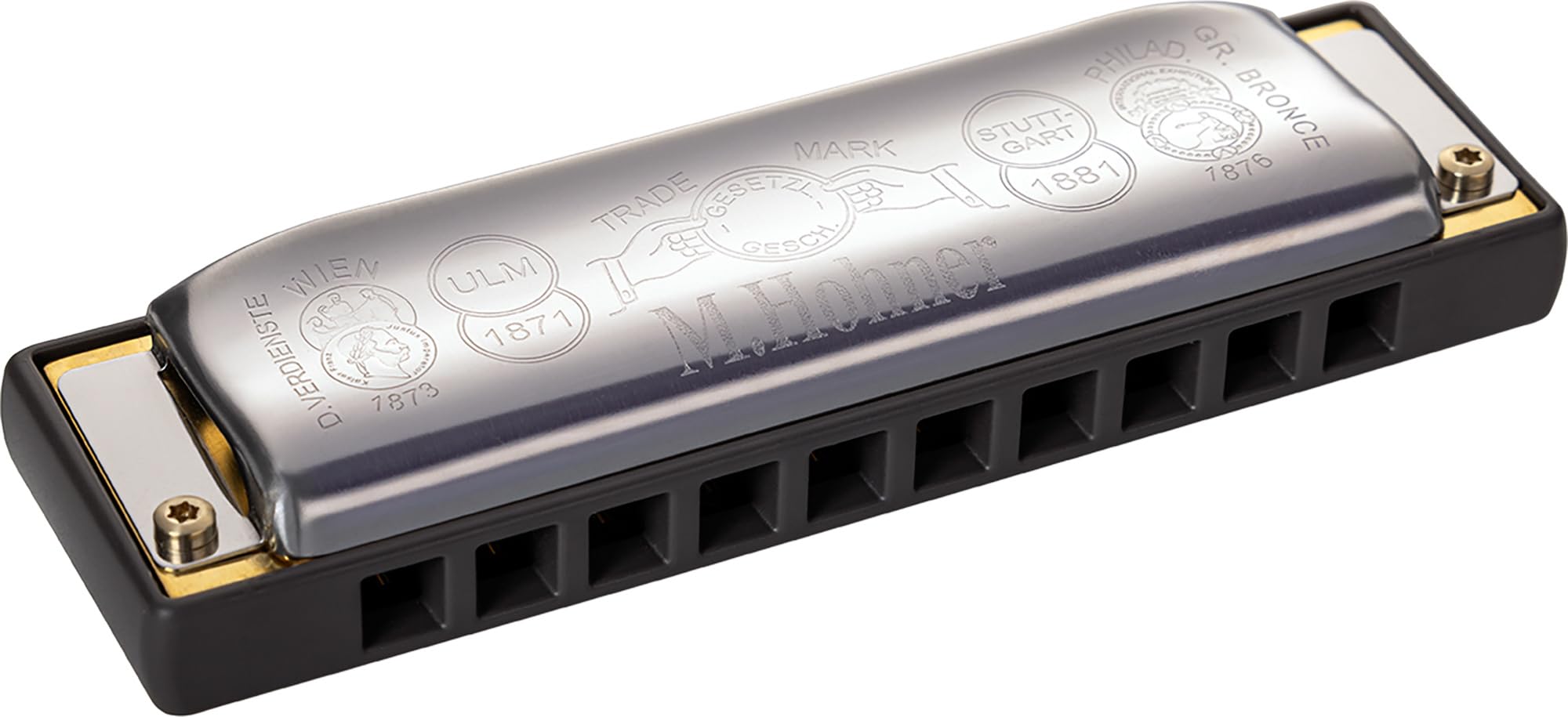 Hohner Progressive Rocket Harmonica - Key of D Major