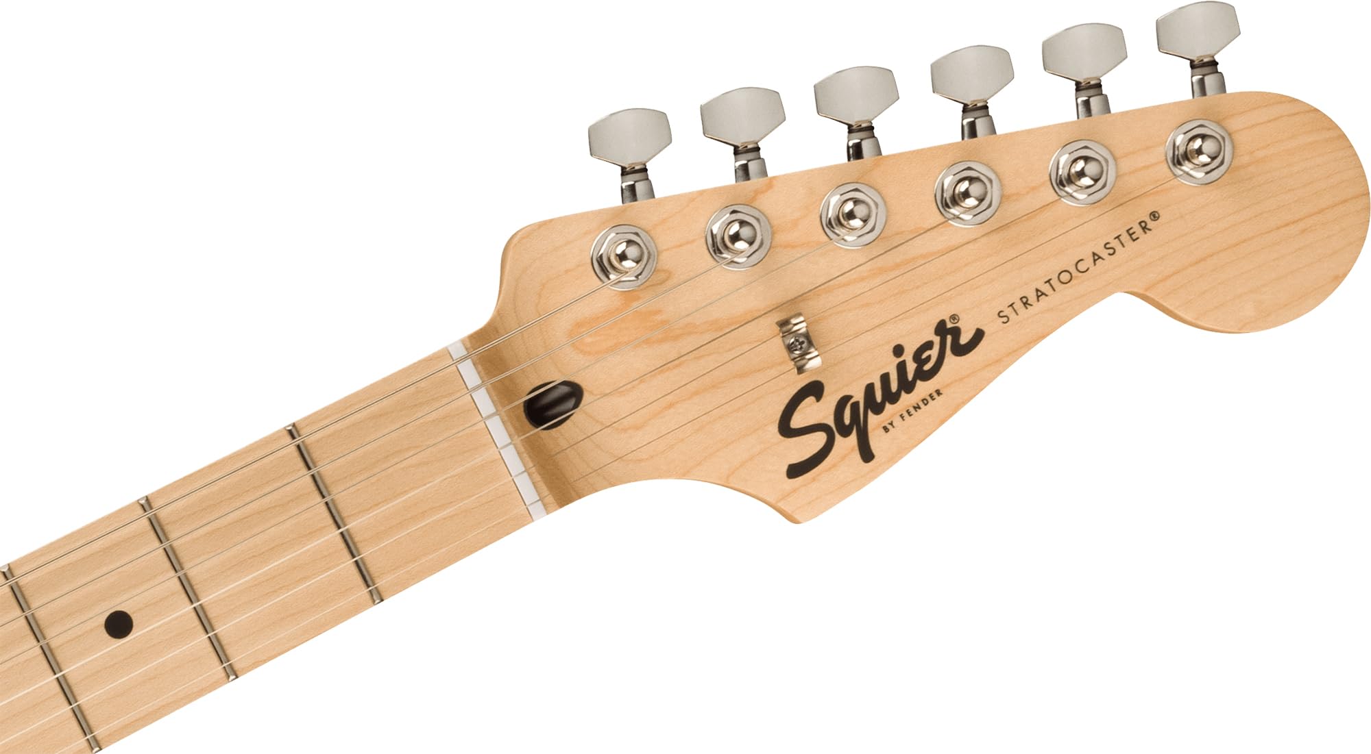 Fender Squier Sonic Stratocaster - Arctic White w/ Mustang Micro