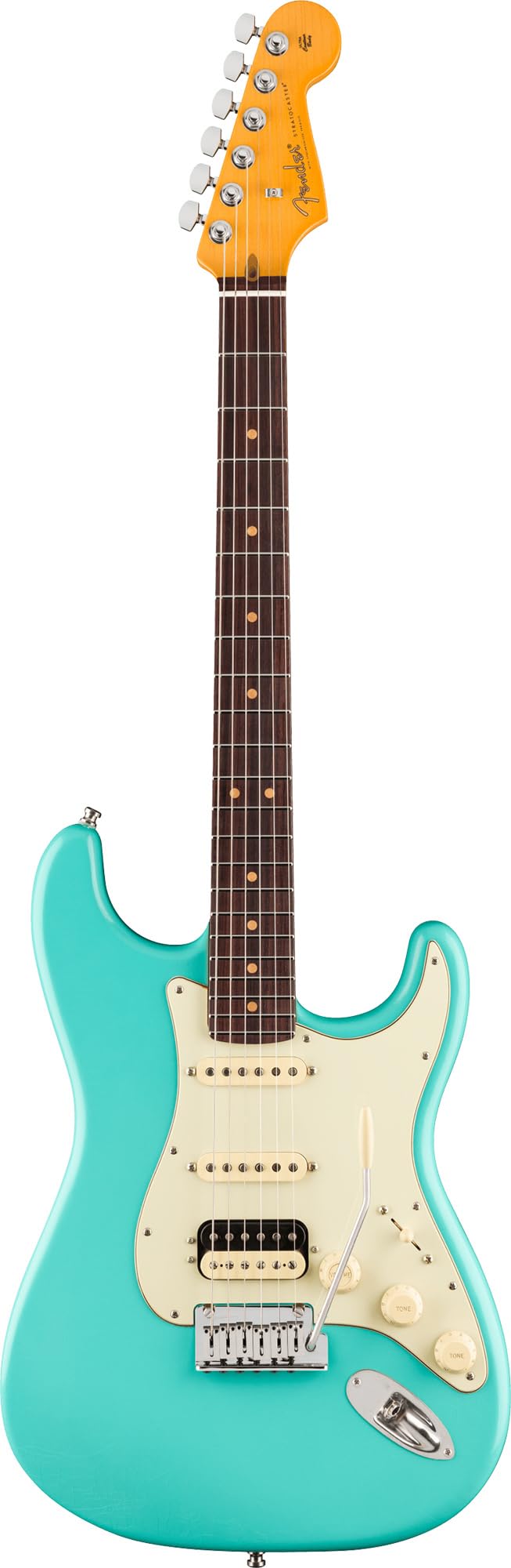 Fender American Ultra Luxe Vintage '60s Stratocaster HSS - Sea Foam Green w/ Guitar Cleaning Kit