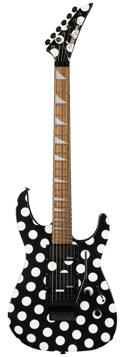 Jackson X Series Soloist SLX DX Electric Guitar - Polka Dot w/ Instrument Cable