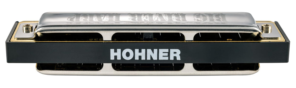 Hohner Big River Harp MS Harmonica - Key of G w/ Instructional Manual