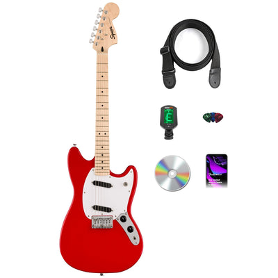 Fender Squier Sonic Mustang - Torino Red w/ Tuner