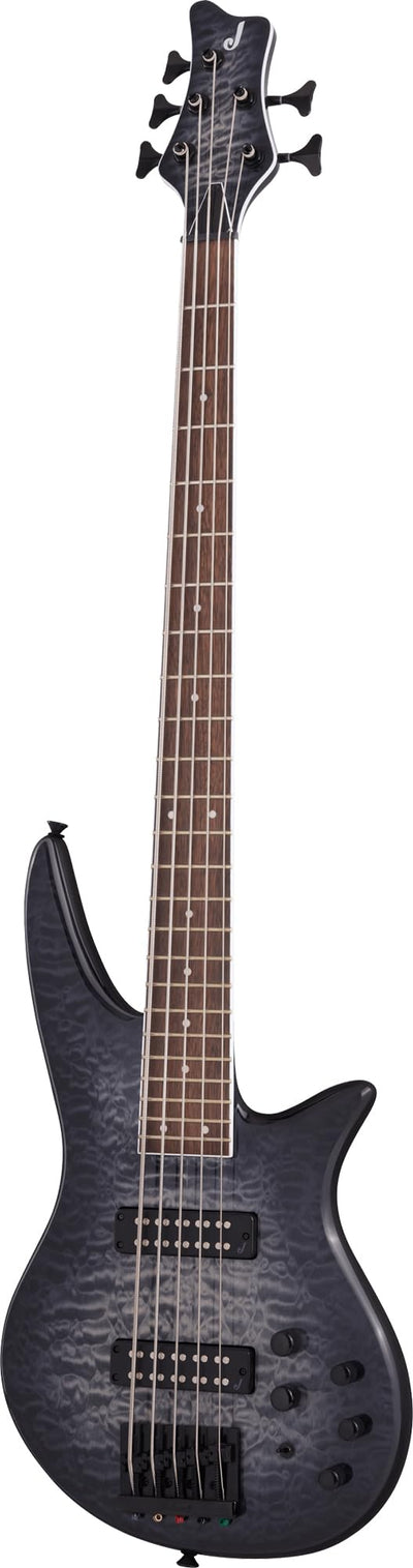 Jackson X Series SBXQ V 5-String Spectra Bass - Transparent Black Burst