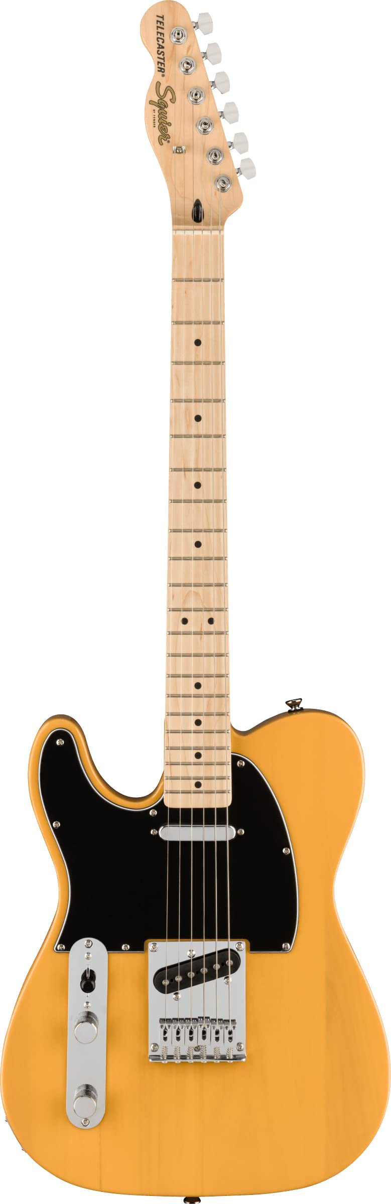 Fender Squier Affinity Telecaster, Left Handed - Butterscotch Blonde w/ Gig Bag