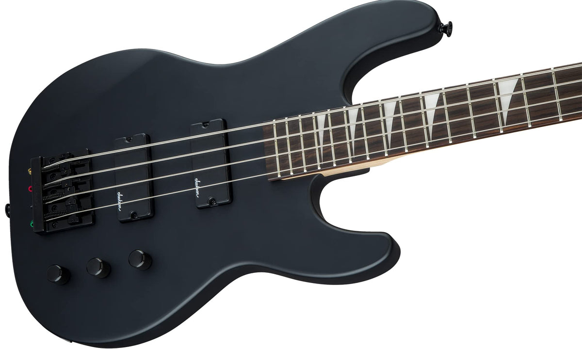 Jackson JS Series Concert Bass JS2 Bass Guitar - Satin Black w/ Instrument Cable