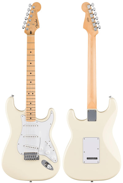 Fender Standard Stratocaster - Olympic White w/ Guitar Cleaning Kit