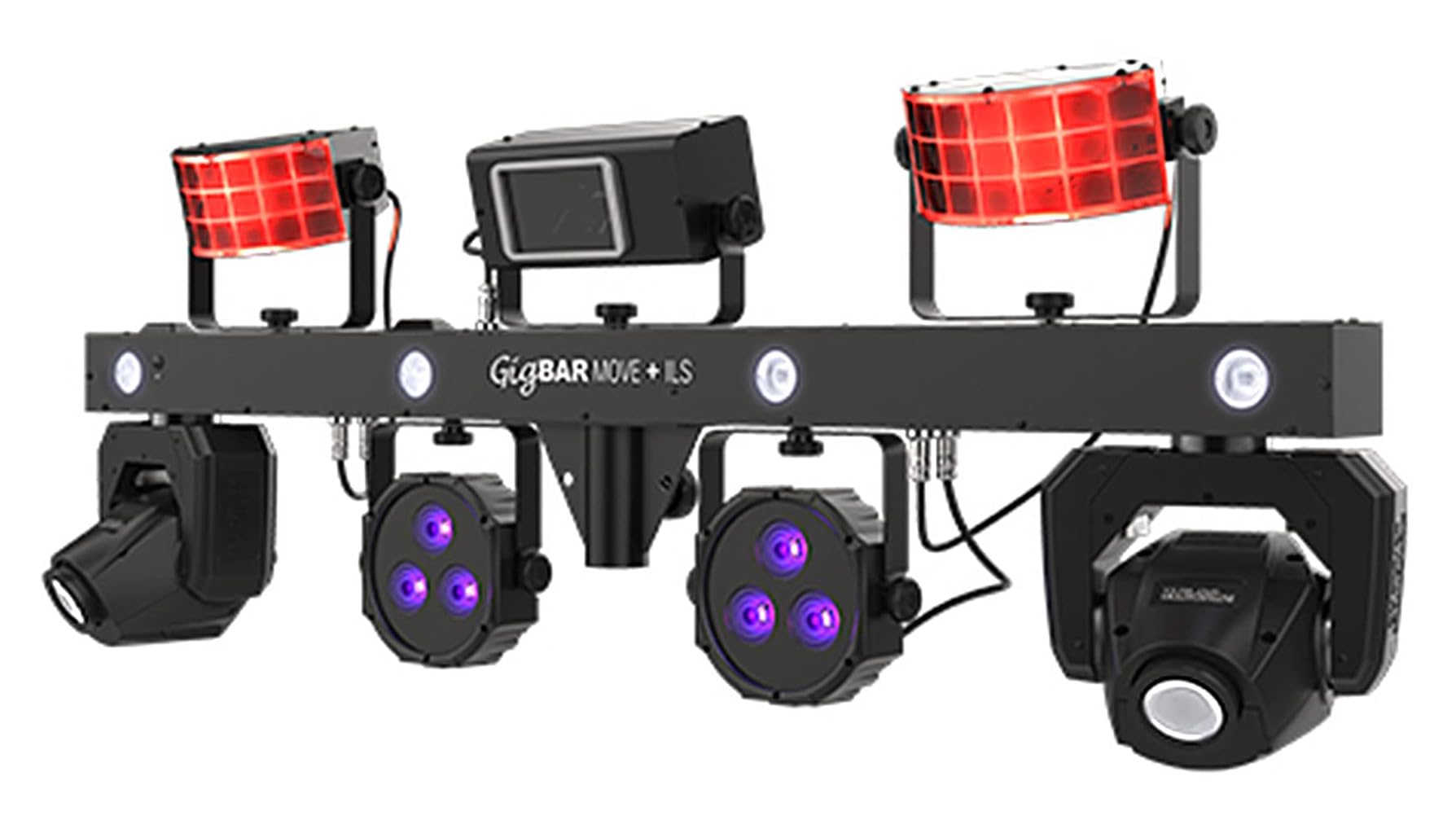 Chauvet GigBAR Move + ILS 5-in-1 Lighting System w/ DMX Cables