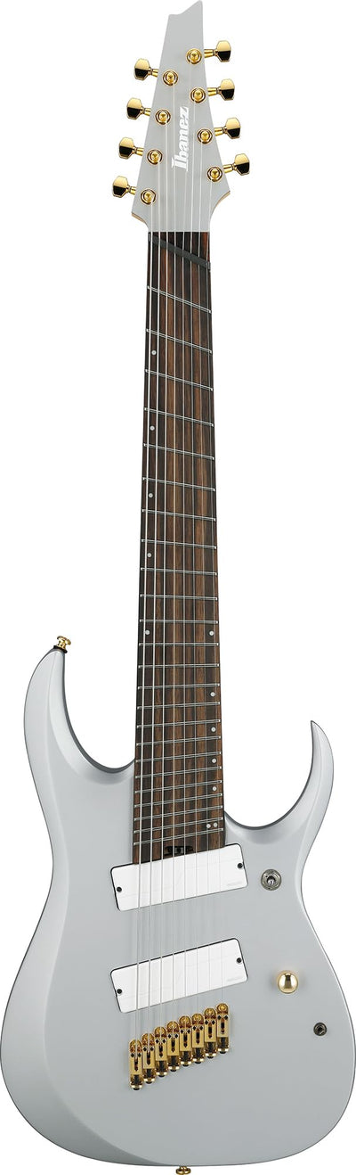 Ibanez RGDMS8 RGD Axe Design Lab Electric Guitar - Classic Silver Matte w/ Gig Bag