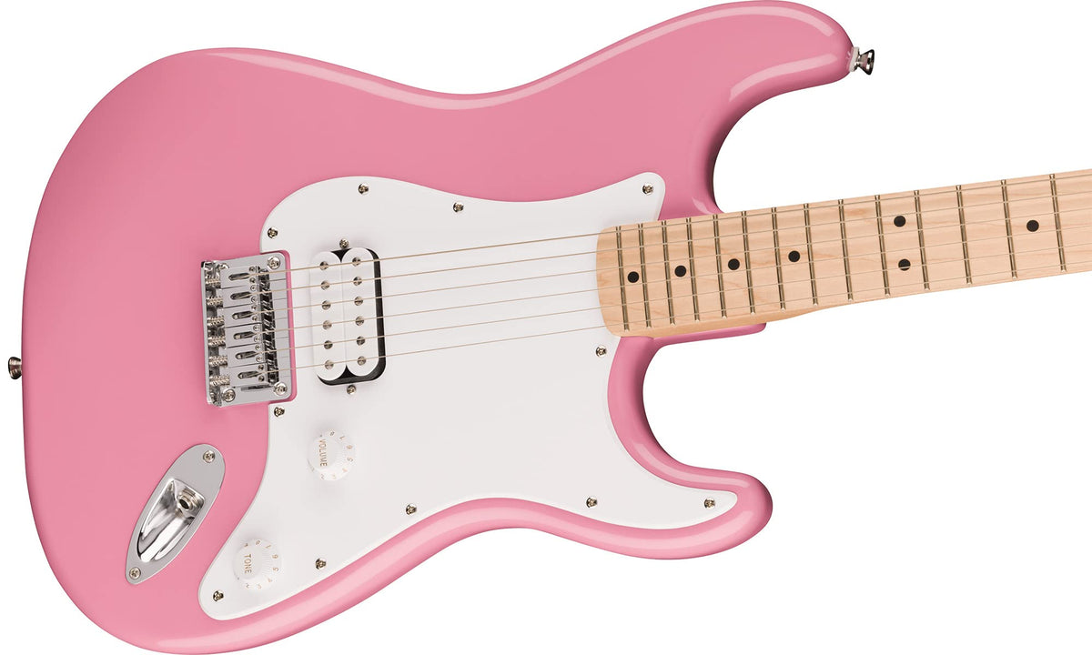 Fender Squier Sonic Stratocaster HT H - Flash Pink w/ Frontman 10G Amplifier