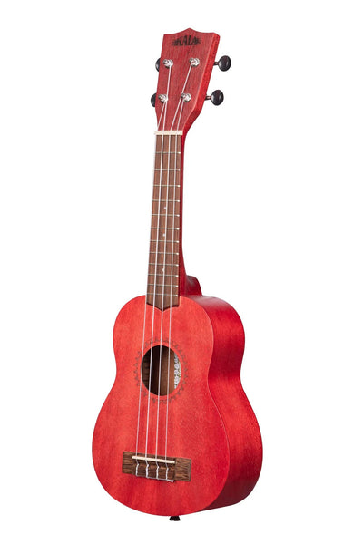 Kala MRT-RED-S Modern Meranti Soprano Ukulele - Adobe Red w/ Gig Bag